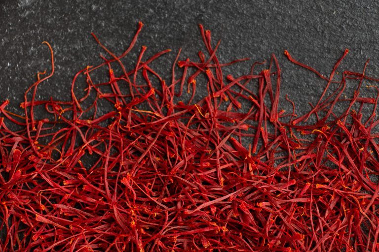 Saffron flower and threads