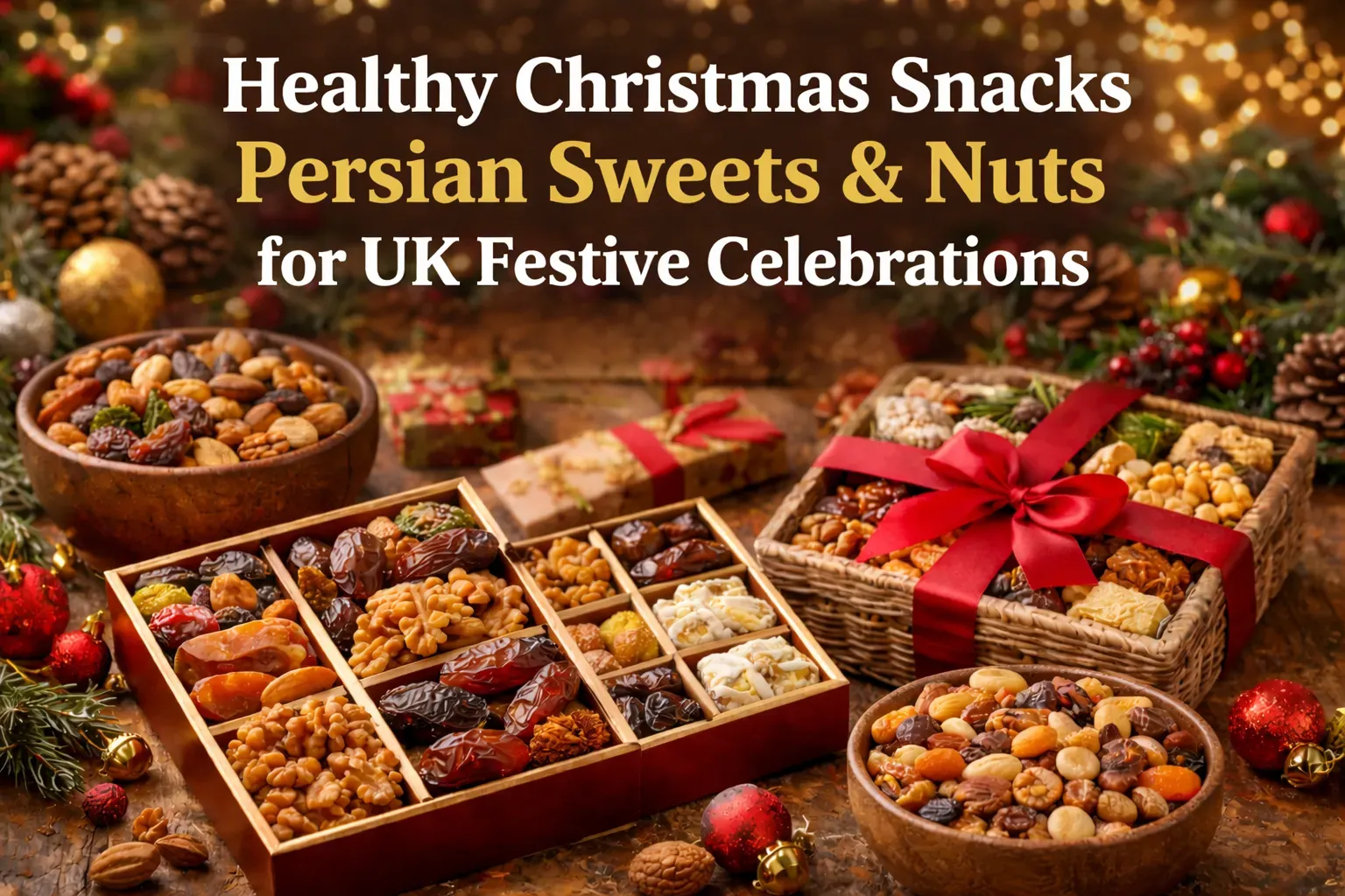 Healthy Christmas Snacks – Persian Sweets & Nuts for UK Festive Celebrations