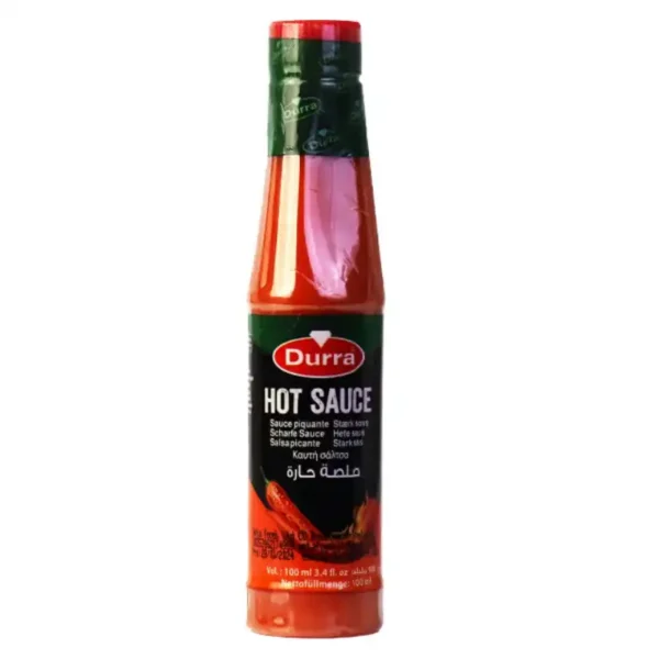 Al Durra Hot Sauce 100ml bottle front packaging