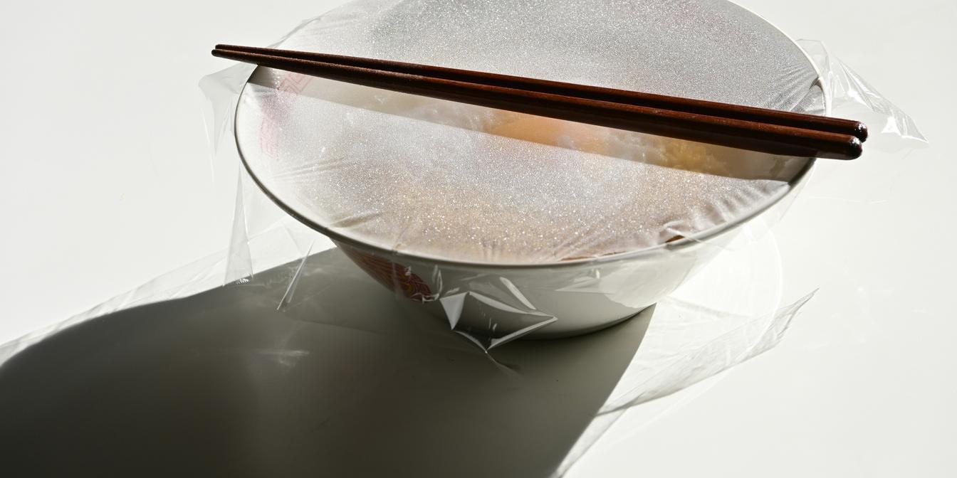 Rinsing long-grain rice before Persian-style cooking