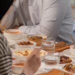 Persian pantry ingredients arranged for online grocery shopping in the UK
