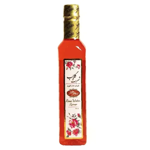 Saharkhiz Iranian rose water syrup 650g bottle, Persian golab sharbat