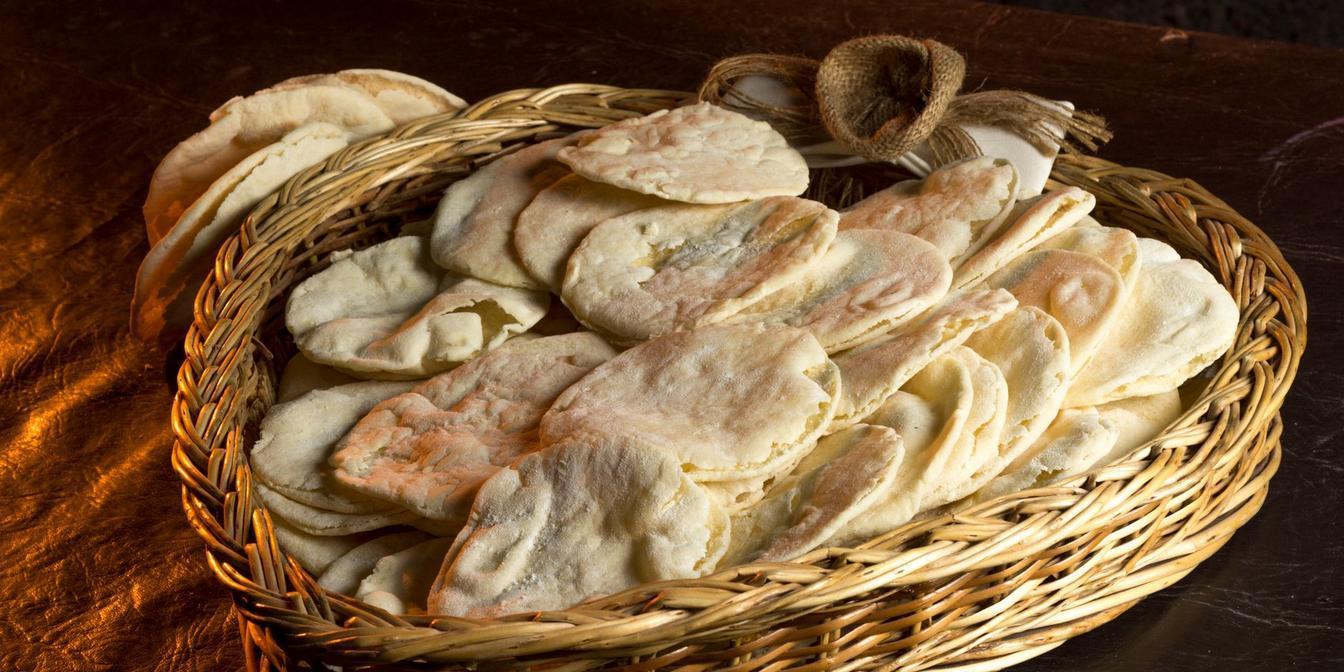 Selection of traditional Iranian breakfast breads