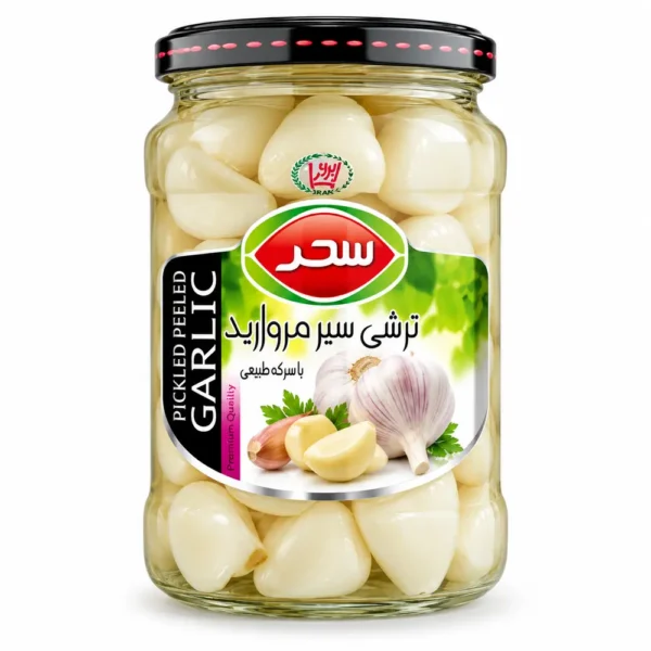 Sahar White Peeled Garlic 660g | Ready-to-Use Garlic Cloves