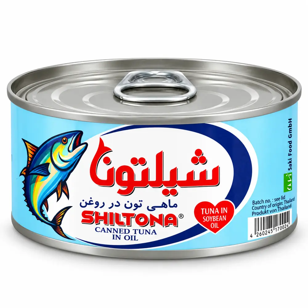 Shilton tuna fish in vegetable oil 185g can