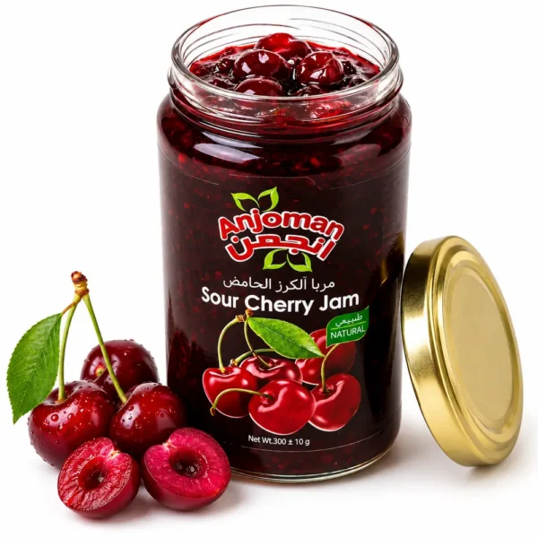 Anjoman Sour Cherry Jam 300g | Traditional Persian Morello Cherry Jam