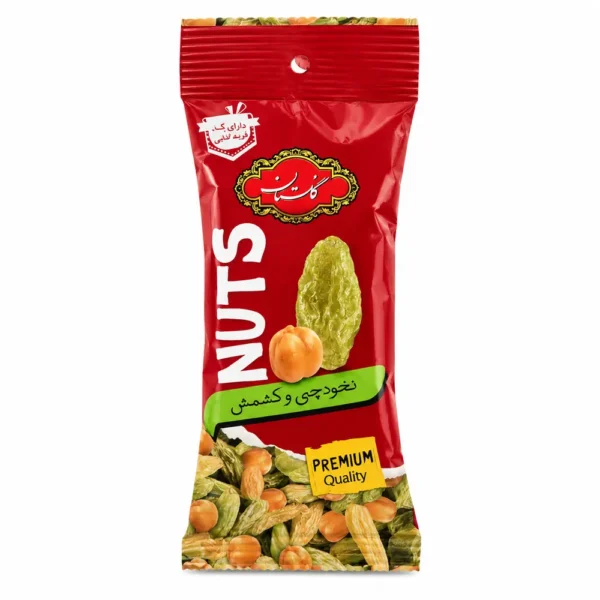 Golestan Roasted Chickpeas & Raisins 40g | Persian Nokhodchi & Keshmesh Snack Mix
