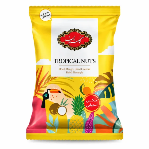 Golestan Tropical Mixed Nuts & Dried Fruit 40g | Exotic Trail Mix Snack